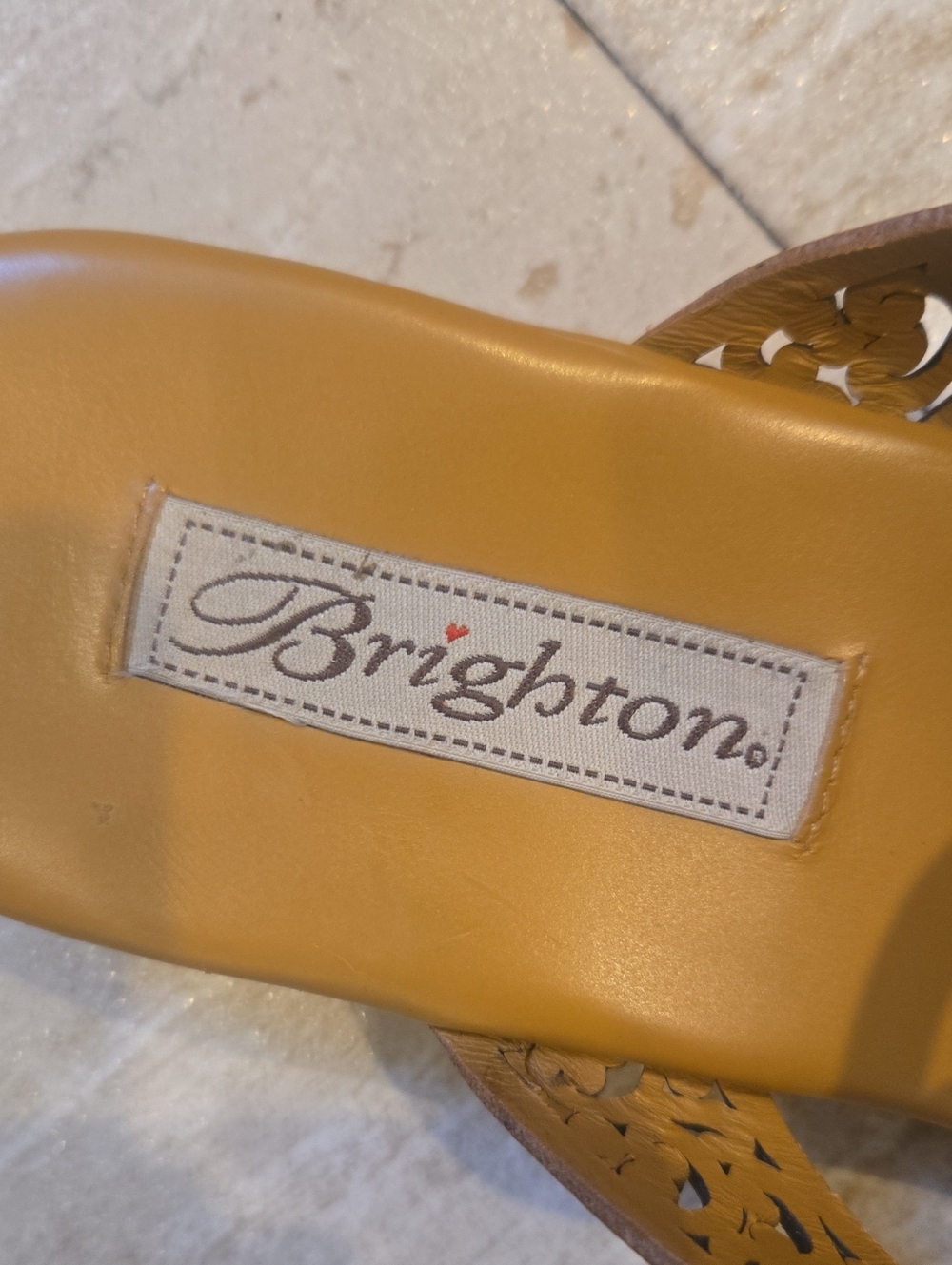 Brighton Brown Detailed Accent Sandals - Picture 5 of 12